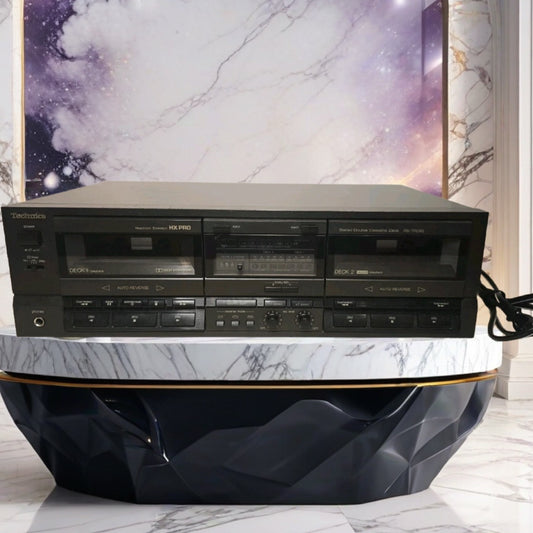 Technics RS-TR265 Stereo Double Cassette Tape Deck HX-PRO Dual Auto Reverse