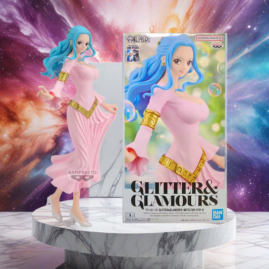 23CM Anime One Piece Nefertari D Vivi Figure GLITTER&GLAMOURS Series NEW