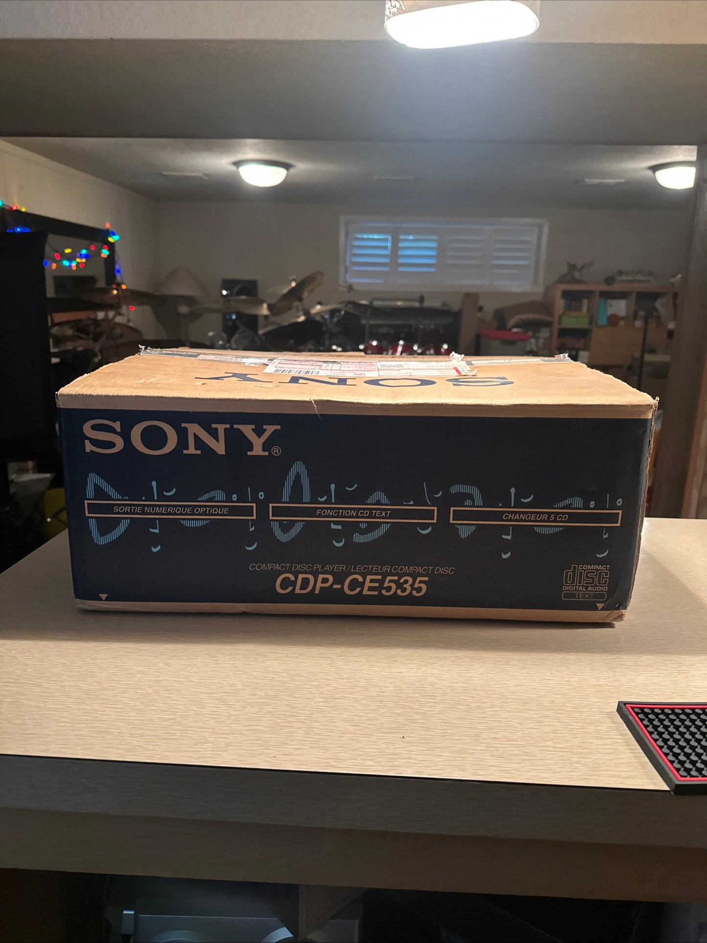 Sony CDP-CE535 5-Disc Changer Carousel Home Audio CD Player Brand New In Box
