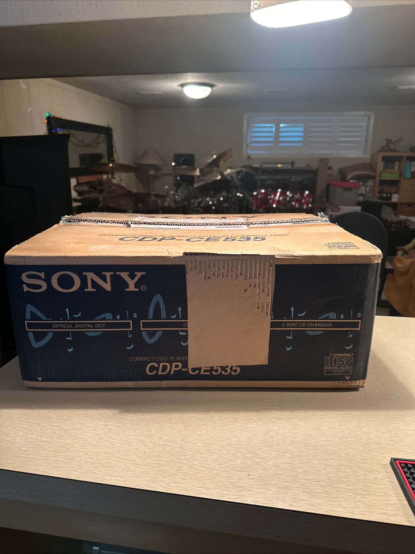 Sony CDP-CE535 5-Disc Changer Carousel Home Audio CD Player Brand New In Box