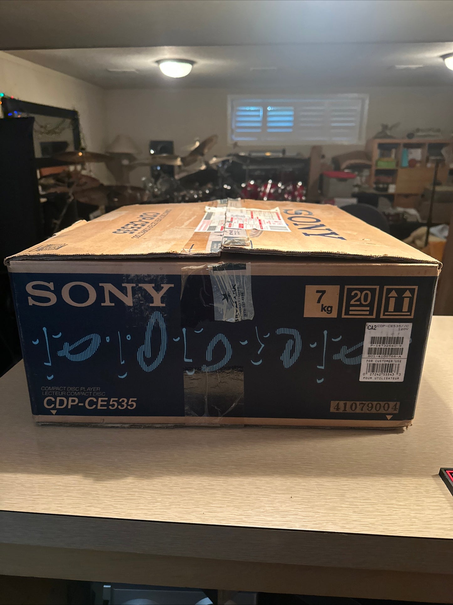 Sony CDP-CE535 5-Disc Changer Carousel Home Audio CD Player Brand New In Box