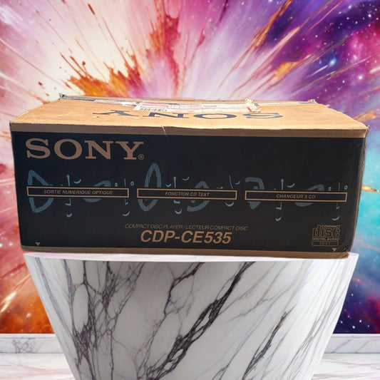 Sony CDP-CE535 5-Disc Changer Carousel Home Audio CD Player Brand New In Box