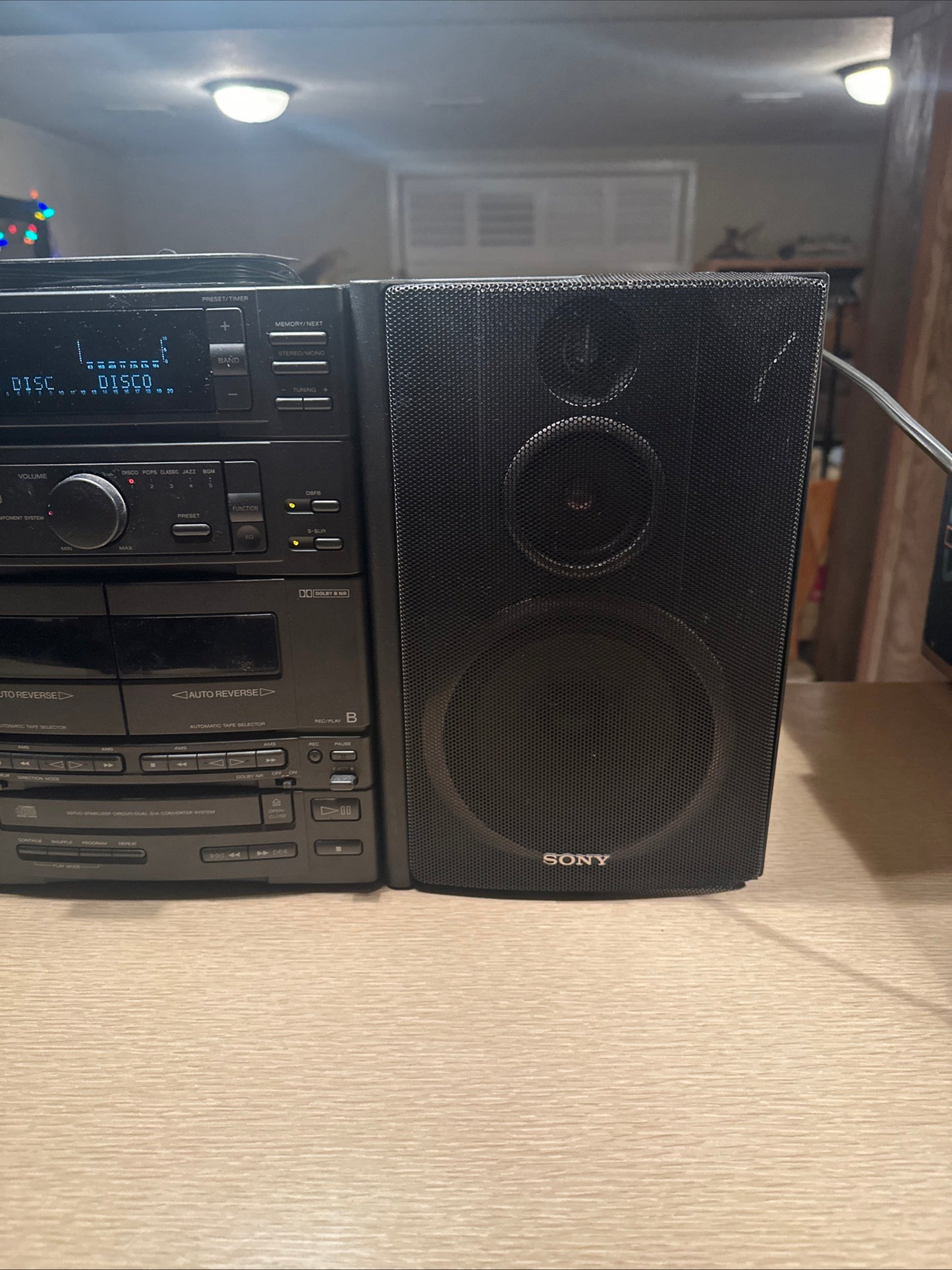 Vintage Sony FH-B170 Compact High-Density Component System Tested Fully Working