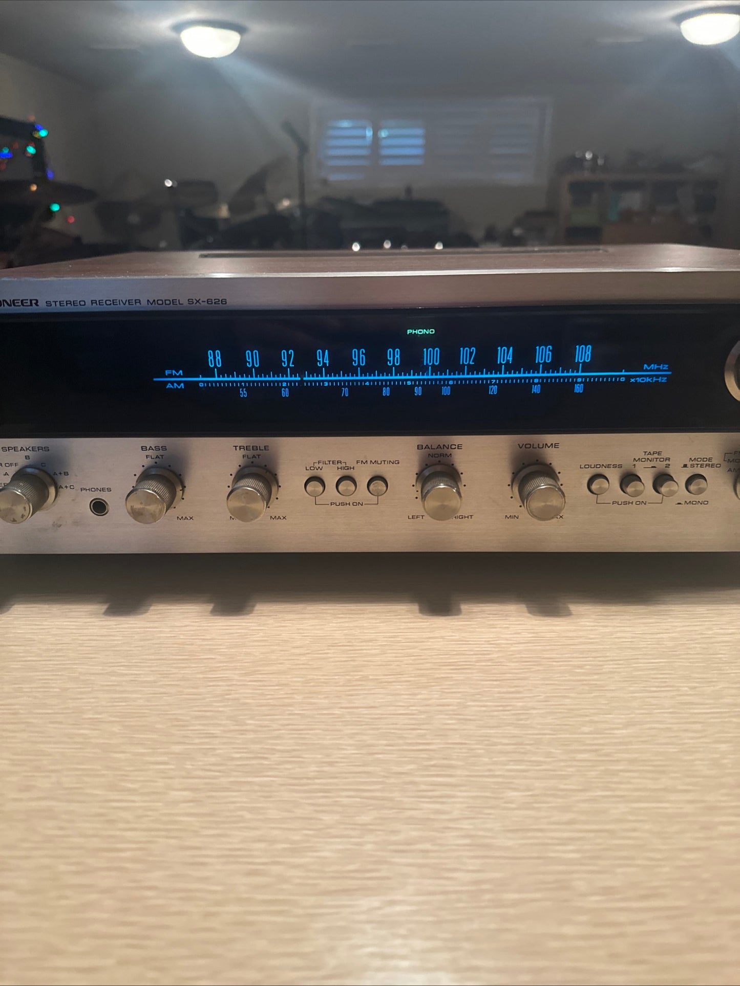 Pioneer SX-626  Stereo Receiver EXCELLENT Clean condition Tested Fully Working