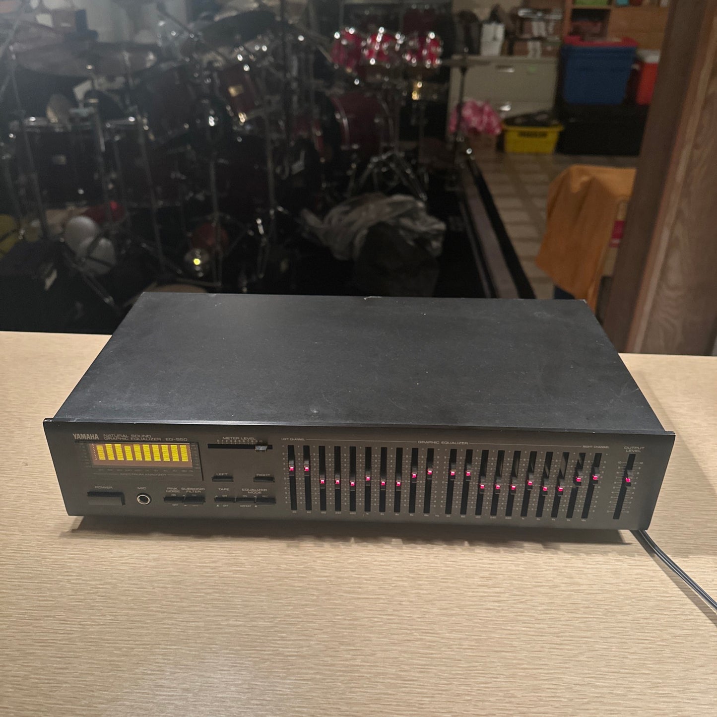 Yamaha EQ-550 Vintage Stereo Graphic Equalizer RARE Made In Japan Serviced Clean