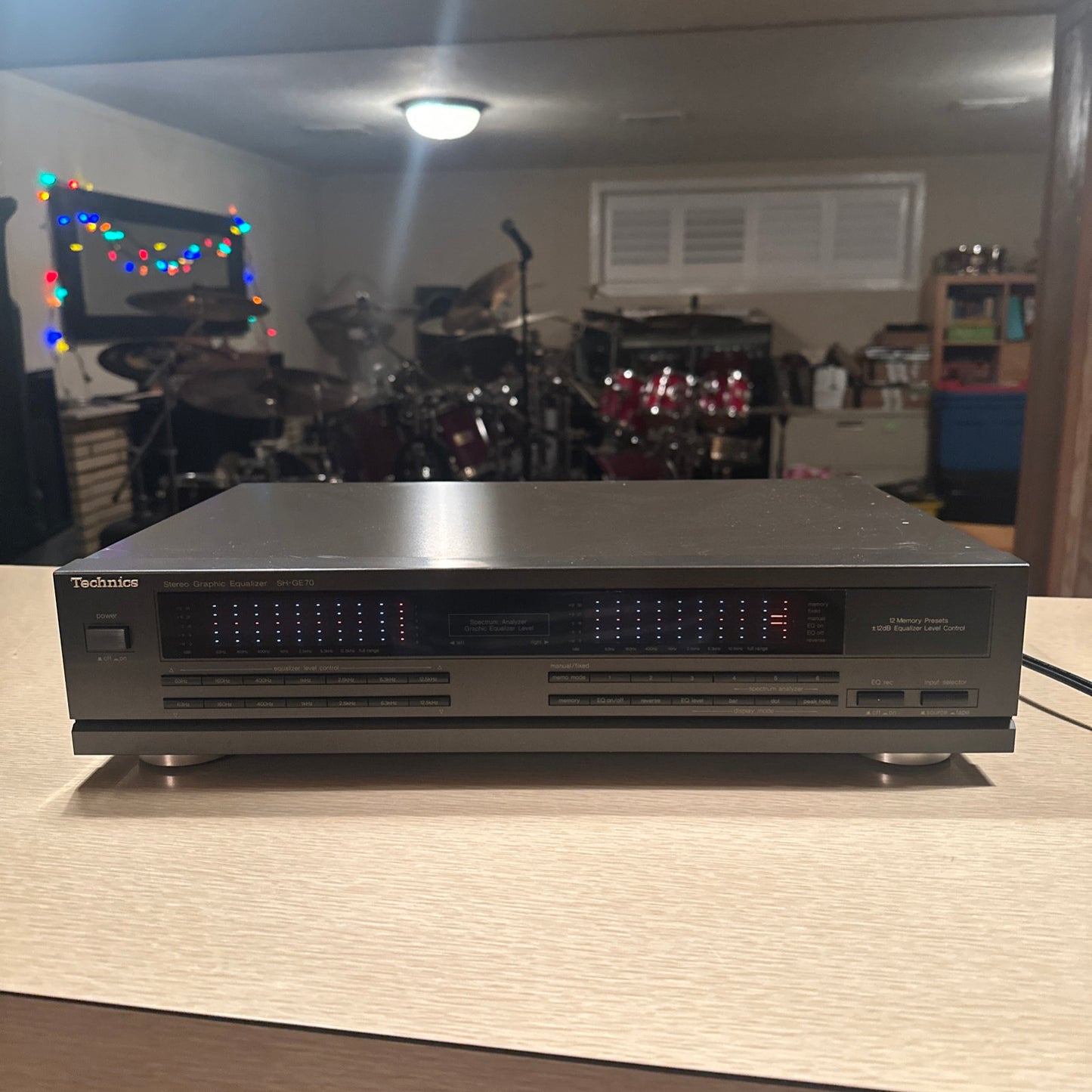 Technics SH-GE70 7 Band Graphic Equalizer Hi-Fi Separate *Serviced* Great Shape