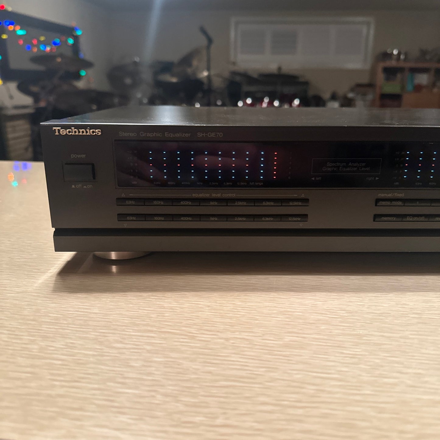 Technics SH-GE70 7 Band Graphic Equalizer Hi-Fi Separate *Serviced* Great Shape