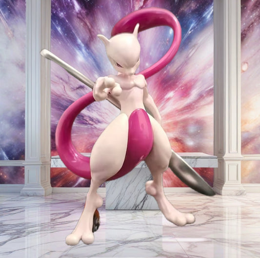 10cm Mewtwo Action Anime Figure Pvc Statue Model Figurine Brand New Rare