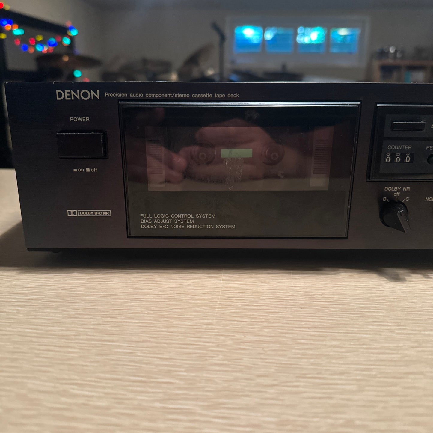 Denon DR-M07 Stereo Cassette Deck Hi-Fi Separate Tape Recorder Working Great