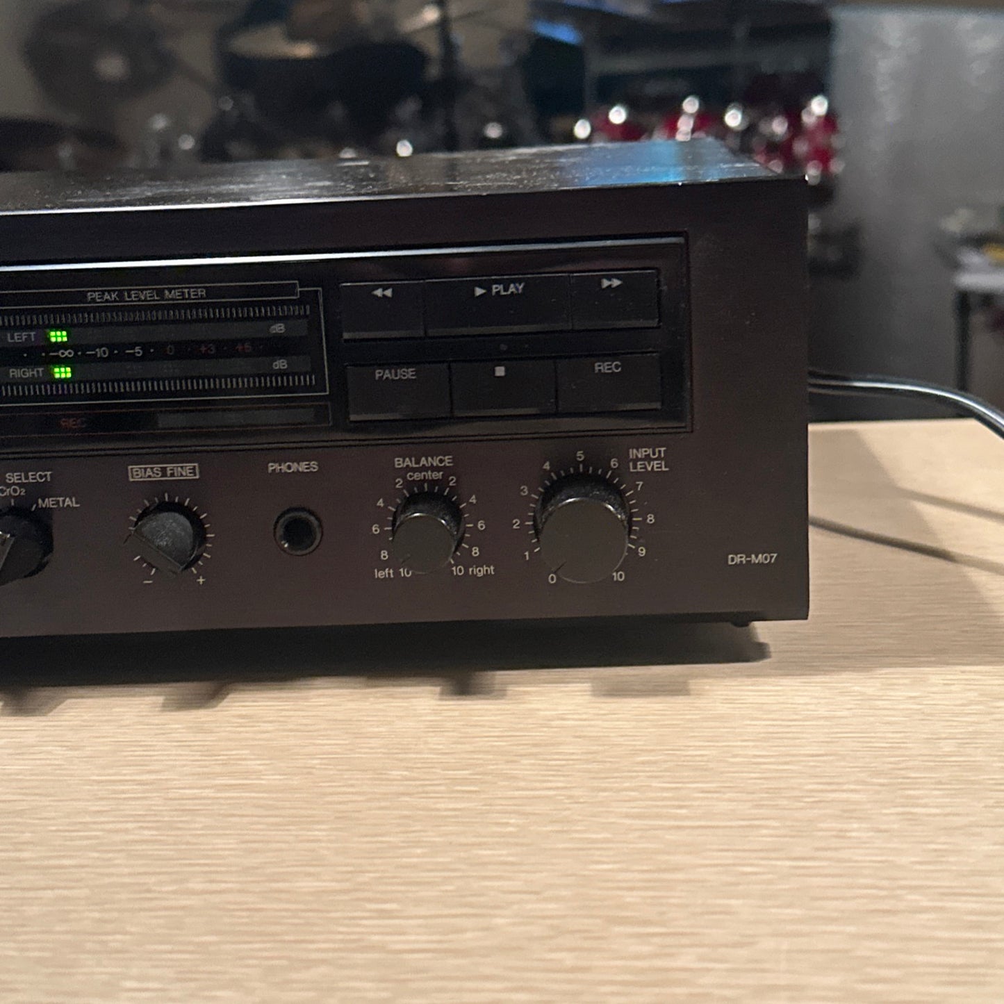 Denon DR-M07 Stereo Cassette Deck Hi-Fi Separate Tape Recorder Working Great