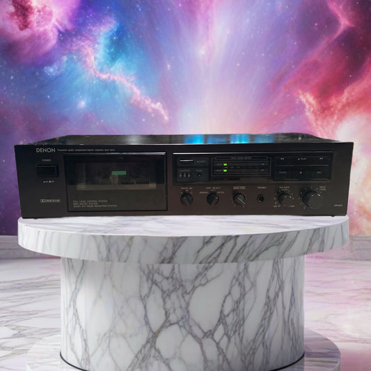 Denon DR-M07 Stereo Cassette Deck Hi-Fi Separate Tape Recorder Working Great