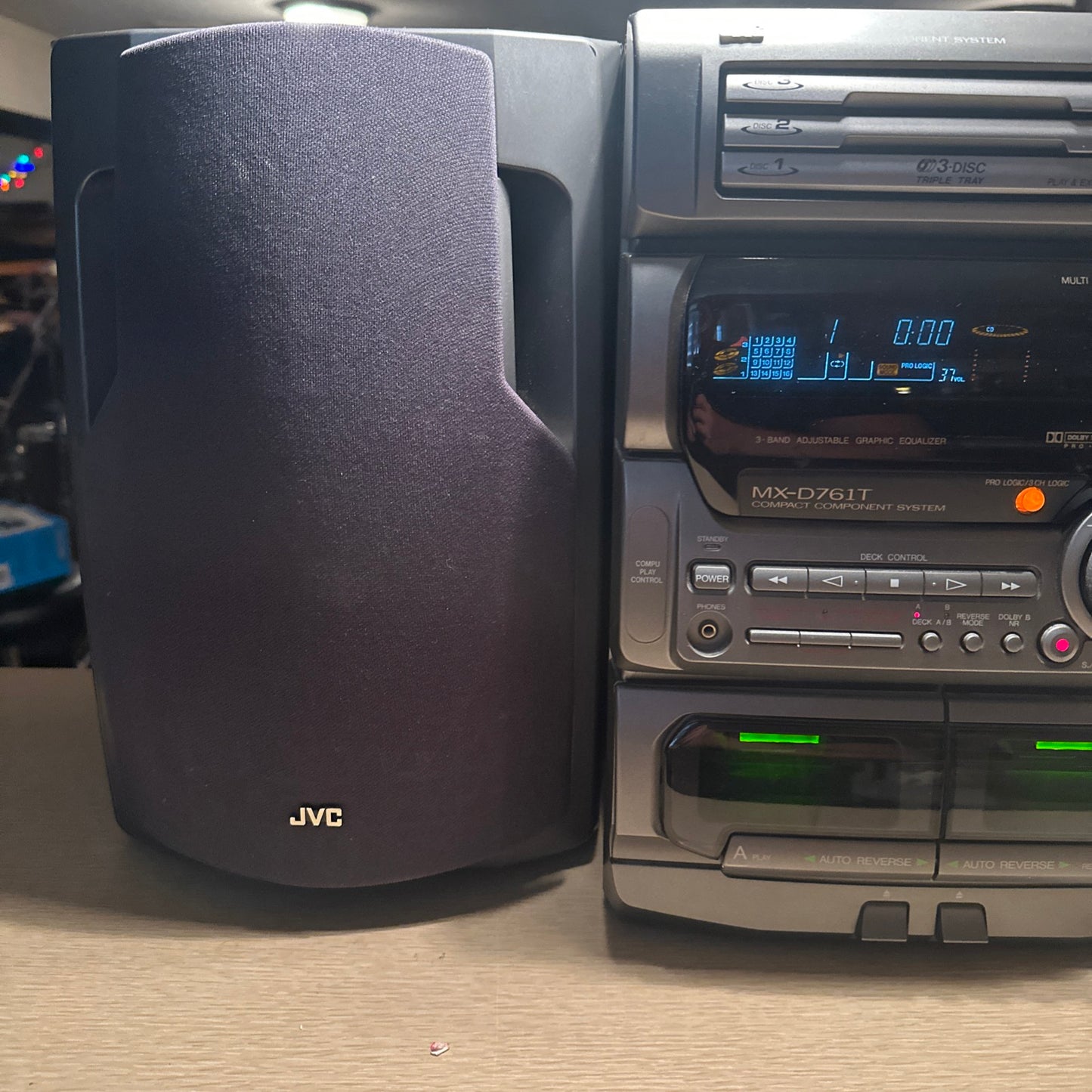 JVC MX-D761T Hi-Fi Compact Component System& Speakers - Extremely Rare Tested🔥