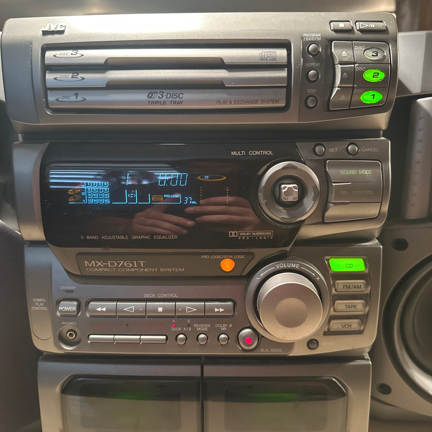 JVC MX-D761T Hi-Fi Compact Component System& Speakers - Extremely Rare Tested🔥