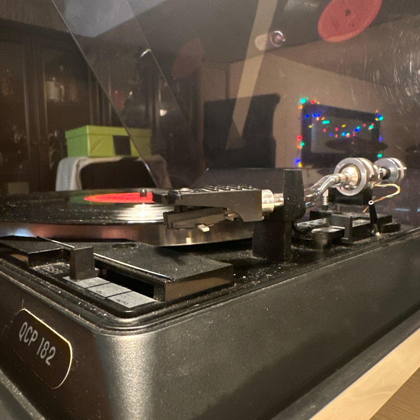 Vintage BSR QCP 182 Auto-glide Spindle Belt Drive Turntable Tested Very Rare🔥
