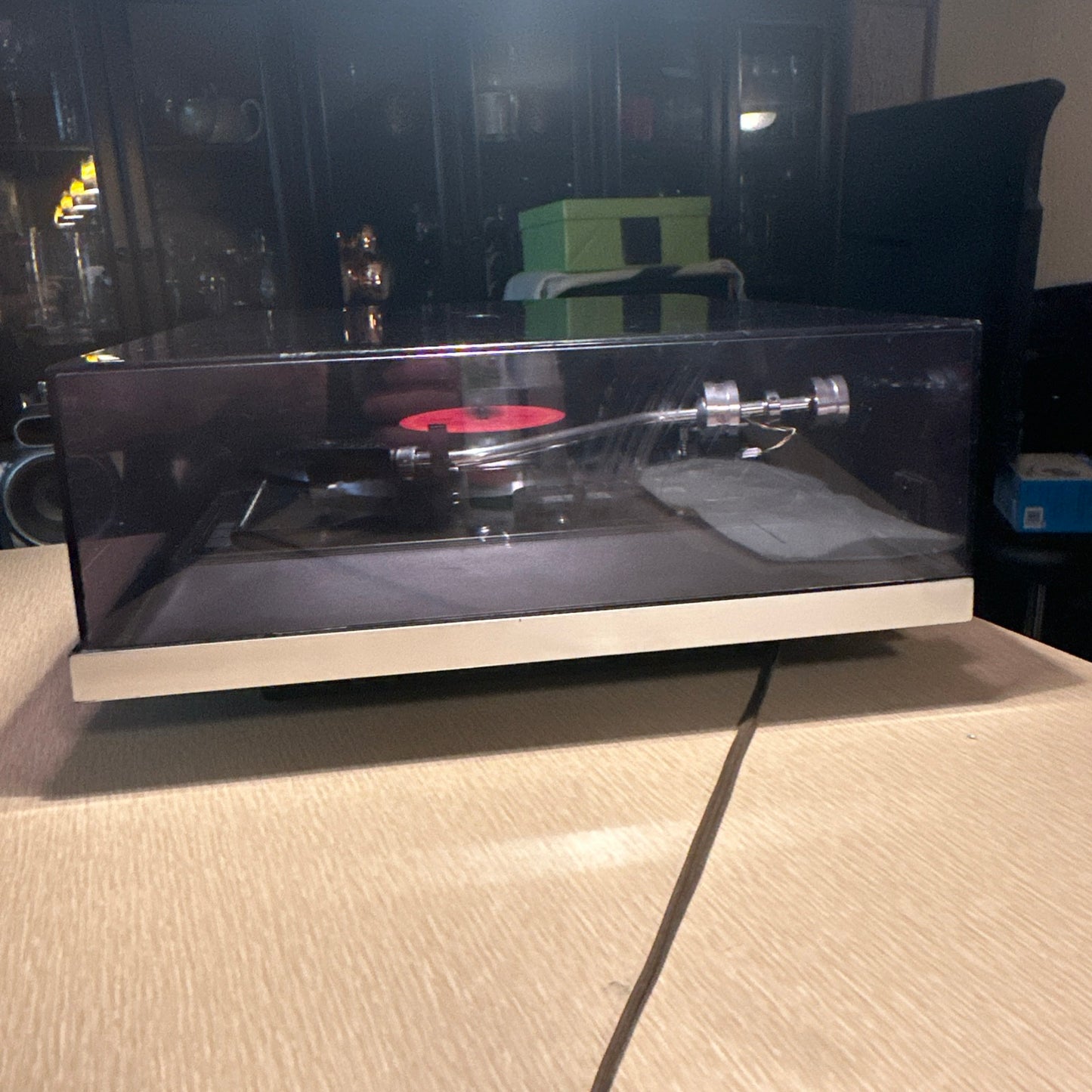 Vintage BSR QCP 182 Auto-glide Spindle Belt Drive Turntable Tested Very Rare🔥