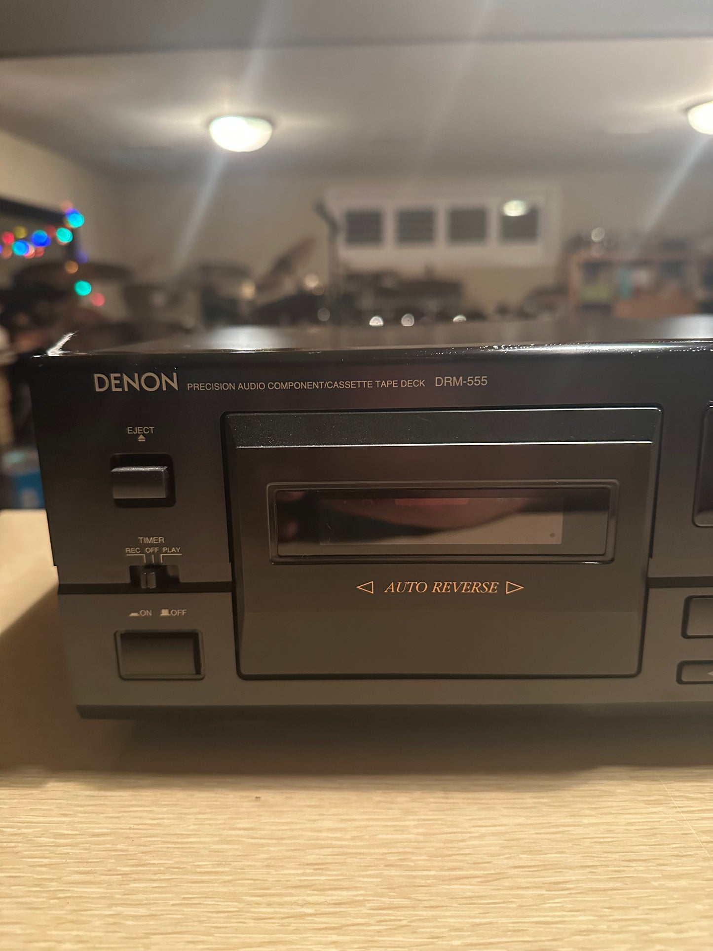 DENON DRM-555  Audiophile Stereo Cassette Tape Deck *Serviced* Great Shape🔥🔥