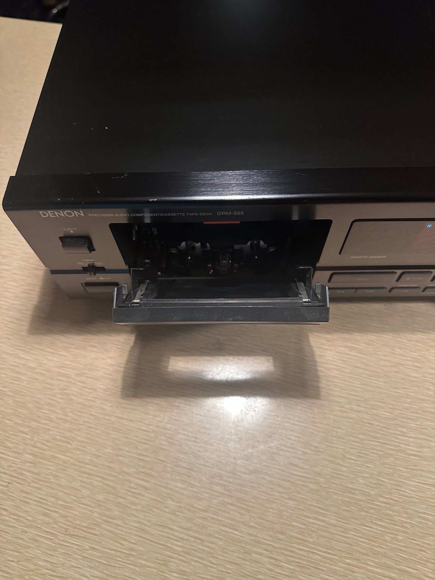 DENON DRM-555  Audiophile Stereo Cassette Tape Deck *Serviced* Great Shape🔥🔥