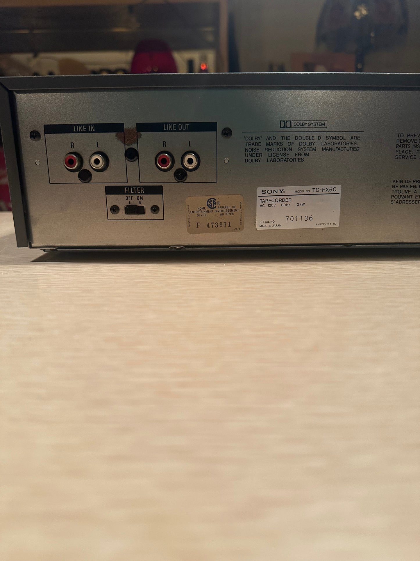 Vintage Sony TC-FX6C Tape Deck Works! New Belts Very Rare High Fidelity 🔥🔥