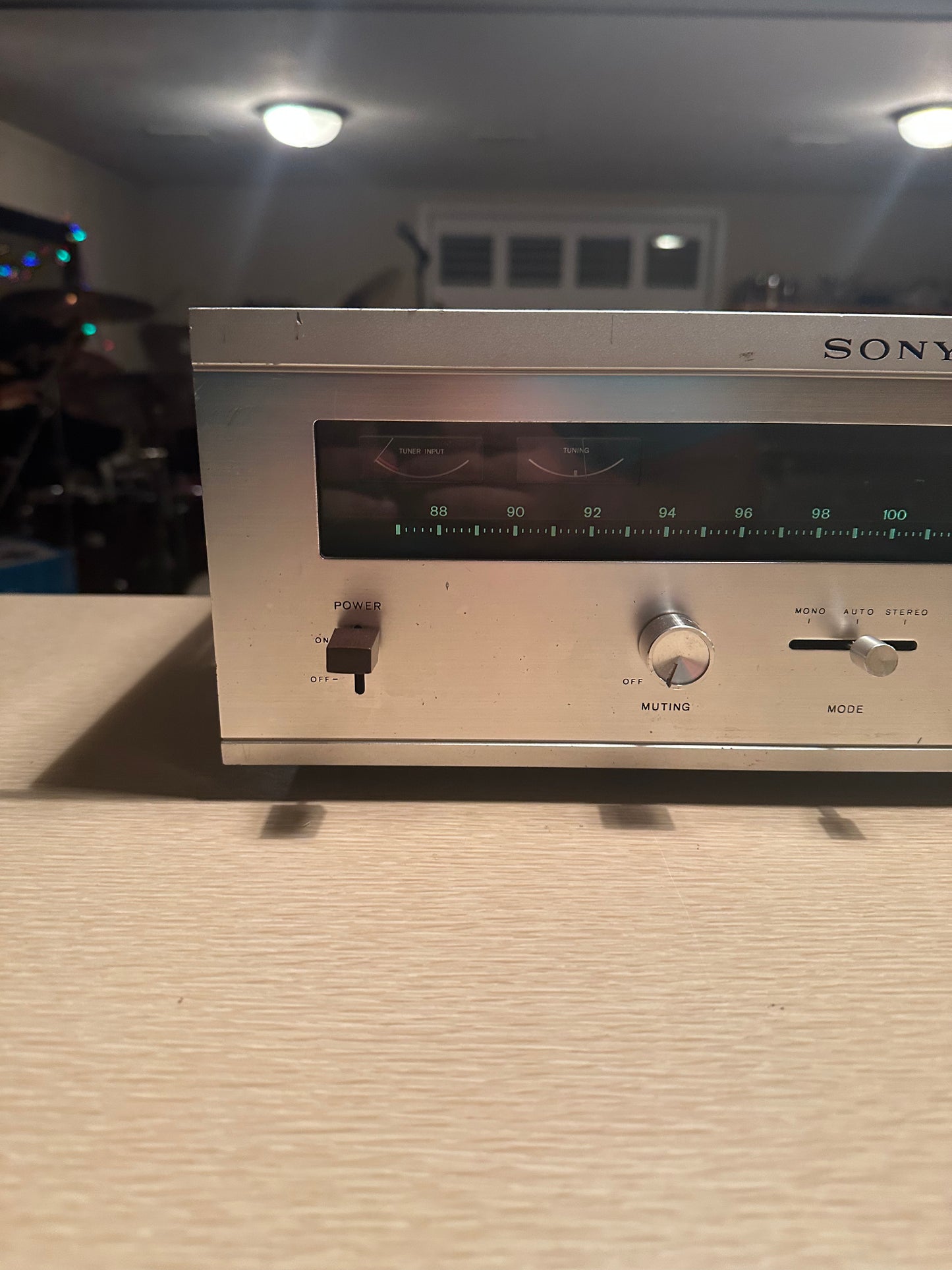 Vintage SONY ST-5000FW Solid Silver Face Solid State FM Stereo Tuner Working 🔥