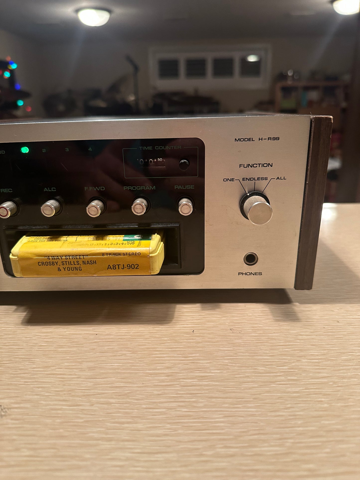 Pioneer H-R99 8 Track Tape Cartridge Player / Recorder Deck Tested Working Well