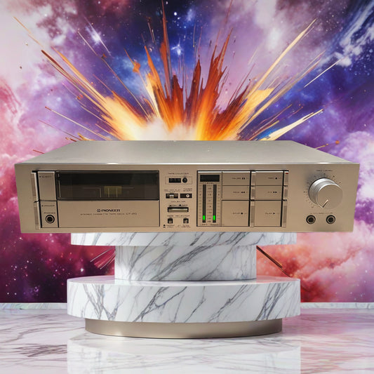 PIONEER CT-20 Stereo Cassette Tape Deck Vintage with Box - NEW BELTS + Manual🔥