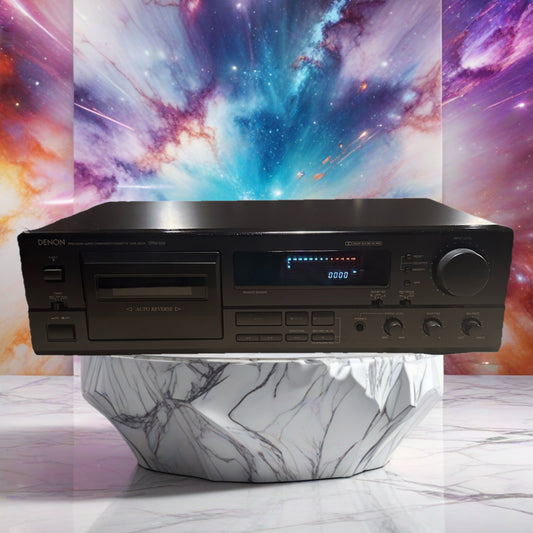 DENON DRM-555  Audiophile Stereo Cassette Tape Deck *Serviced* Great Shape🔥🔥