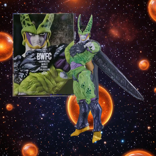 22cm Dragon Ball Z Anime Figures Cell Seru Standing Action Figure