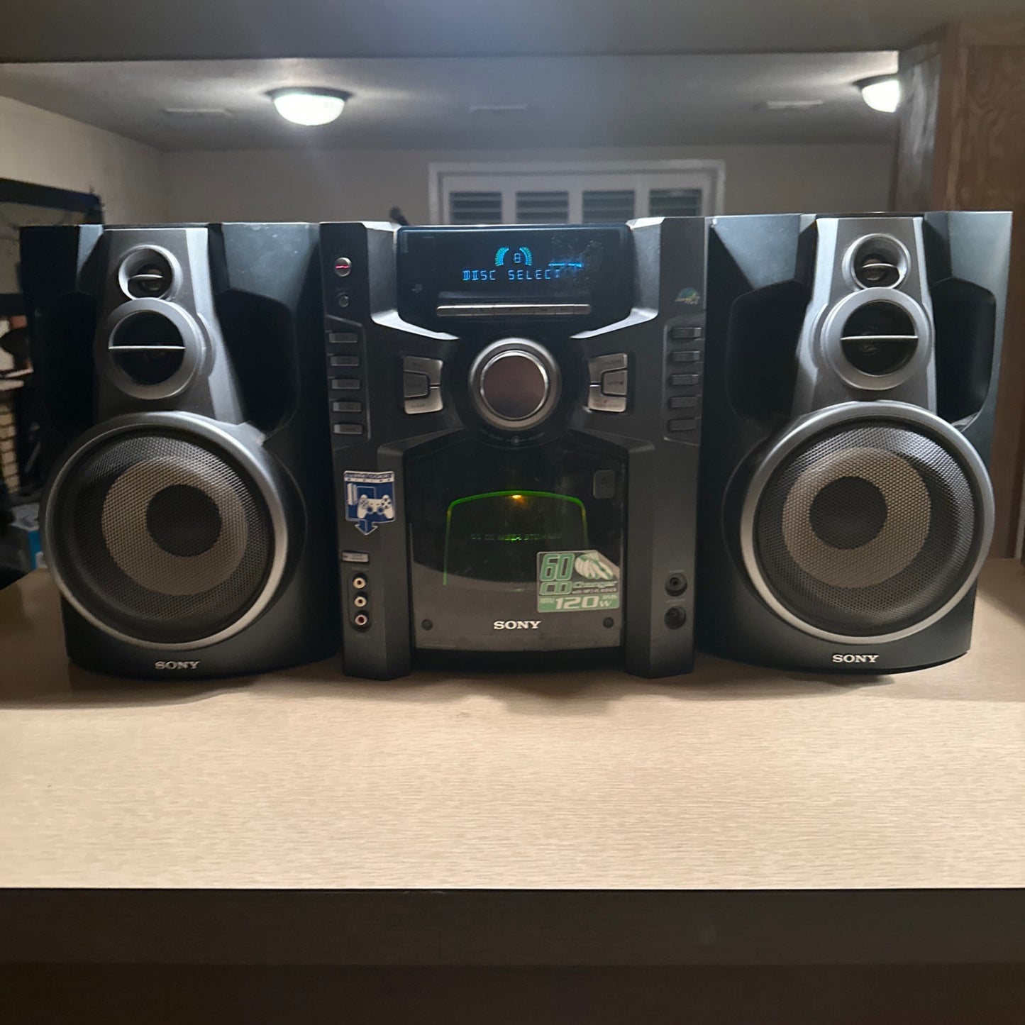 Sony MHC-GS200 60 Disc CD Changer Mini HiFi Stereo System Very Rare Tested Works