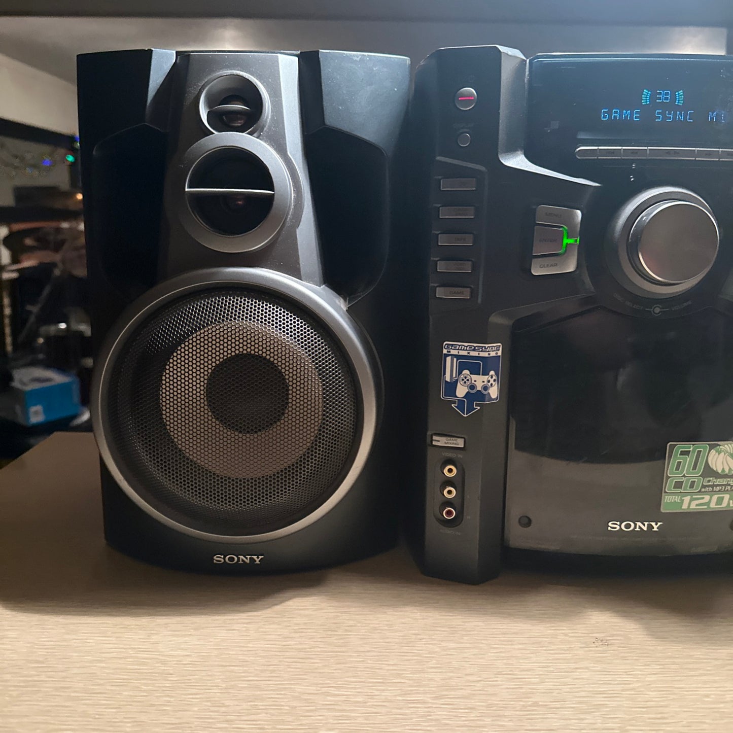 Sony MHC-GS200 60 Disc CD Changer Mini HiFi Stereo System Very Rare Tested Works