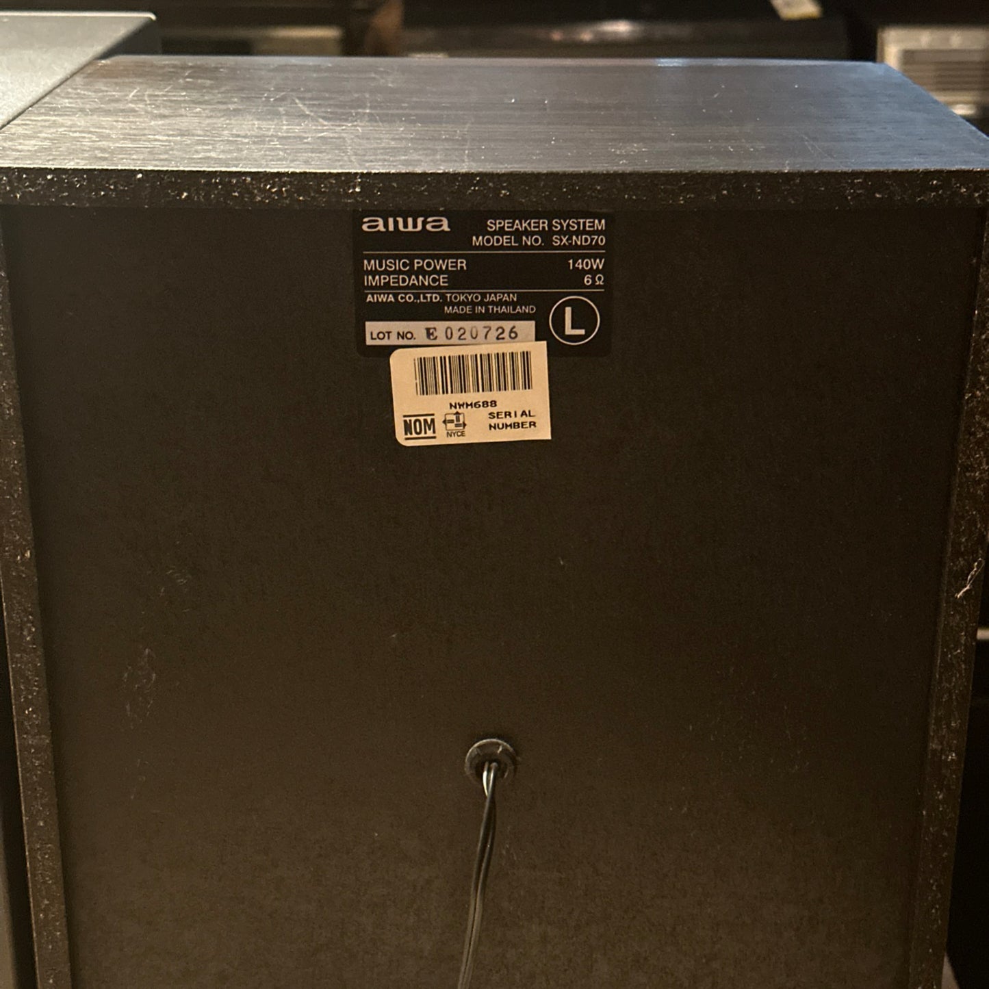Aiwa Hi Fi Stereo Component System Model NSX-D70 400 WATT TOTAL POWER WORKING🔥