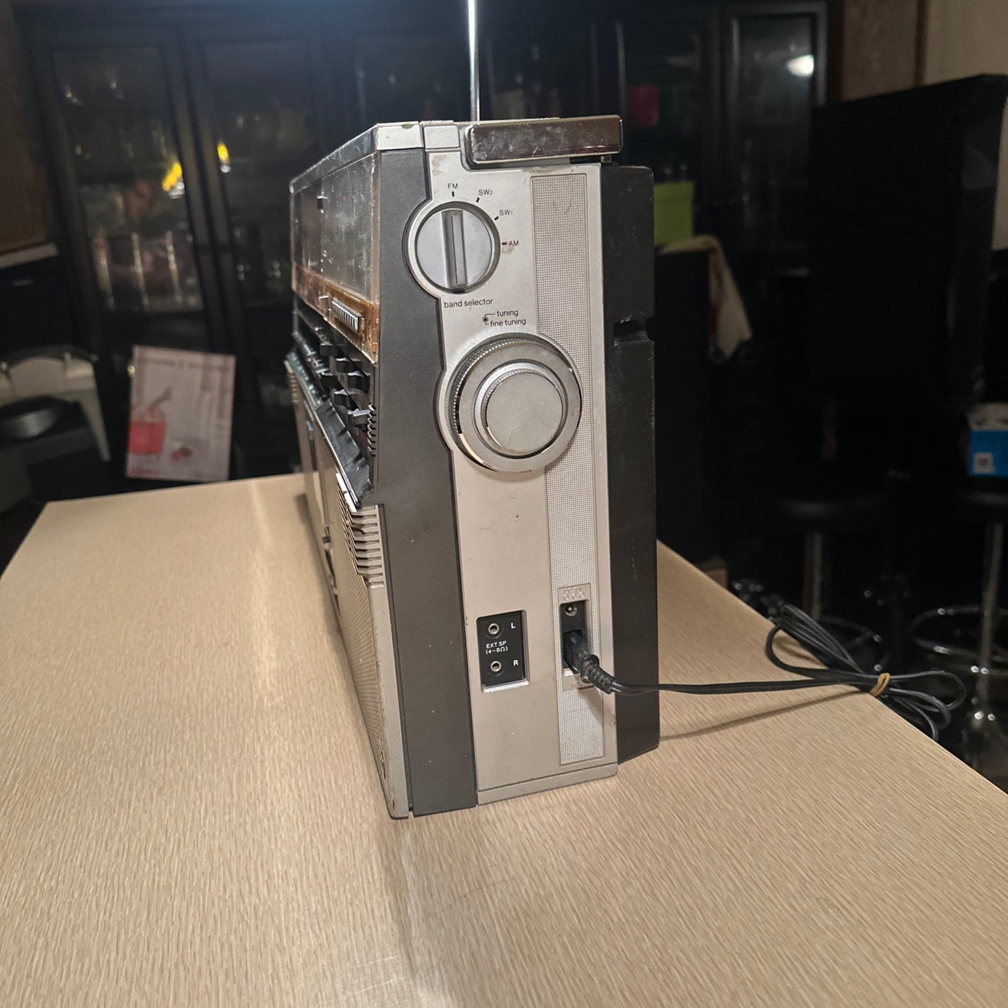 Sharp Gf-666 Boombox Cassette Am/Fm Stereo Both Decks And Radio Fully Working🔥