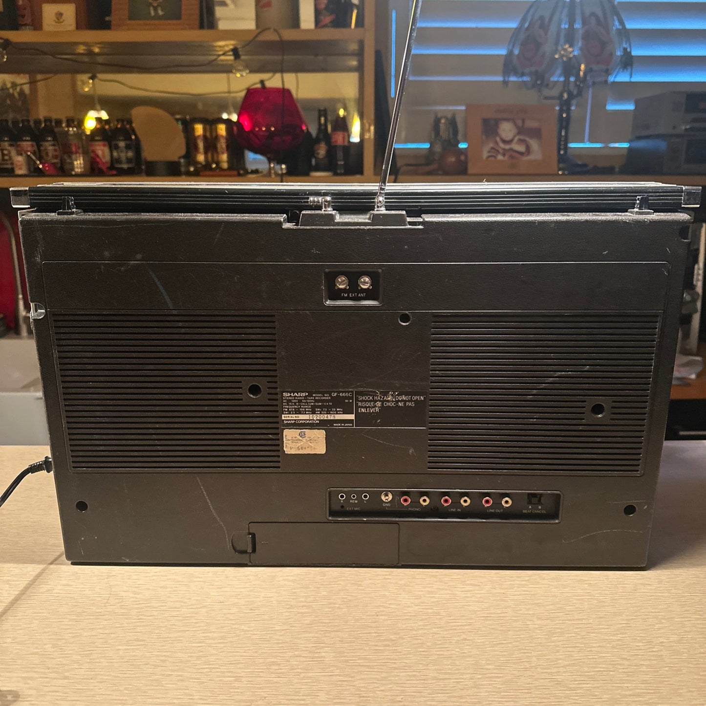 Sharp Gf-666 Boombox Cassette Am/Fm Stereo Both Decks And Radio Fully Working🔥