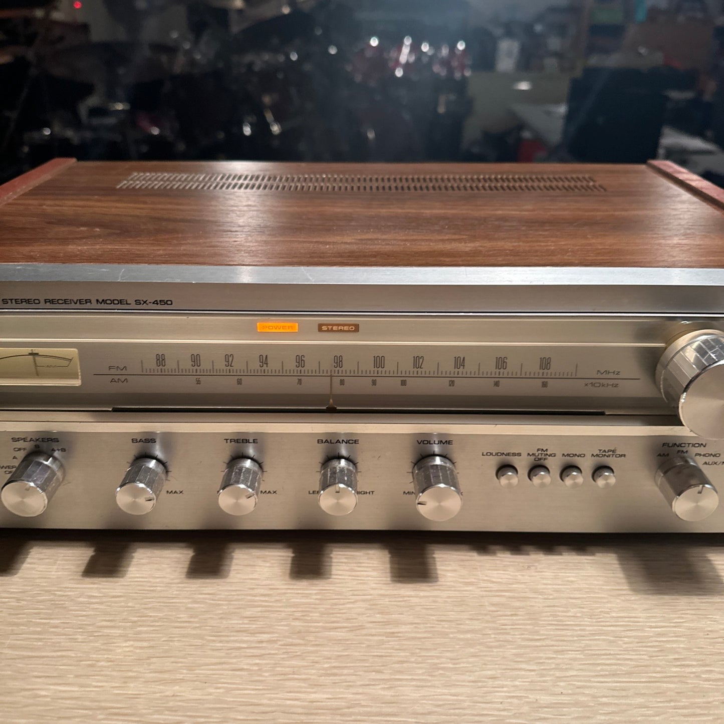VINTAGE PIONEER SX-450 AM/FM STEREO RECEIVER  - TESTED AND WORKS GREAT CLEANED