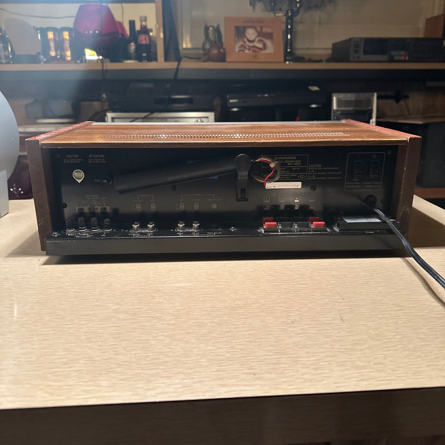 VINTAGE PIONEER SX-450 AM/FM STEREO RECEIVER  - TESTED AND WORKS GREAT CLEANED