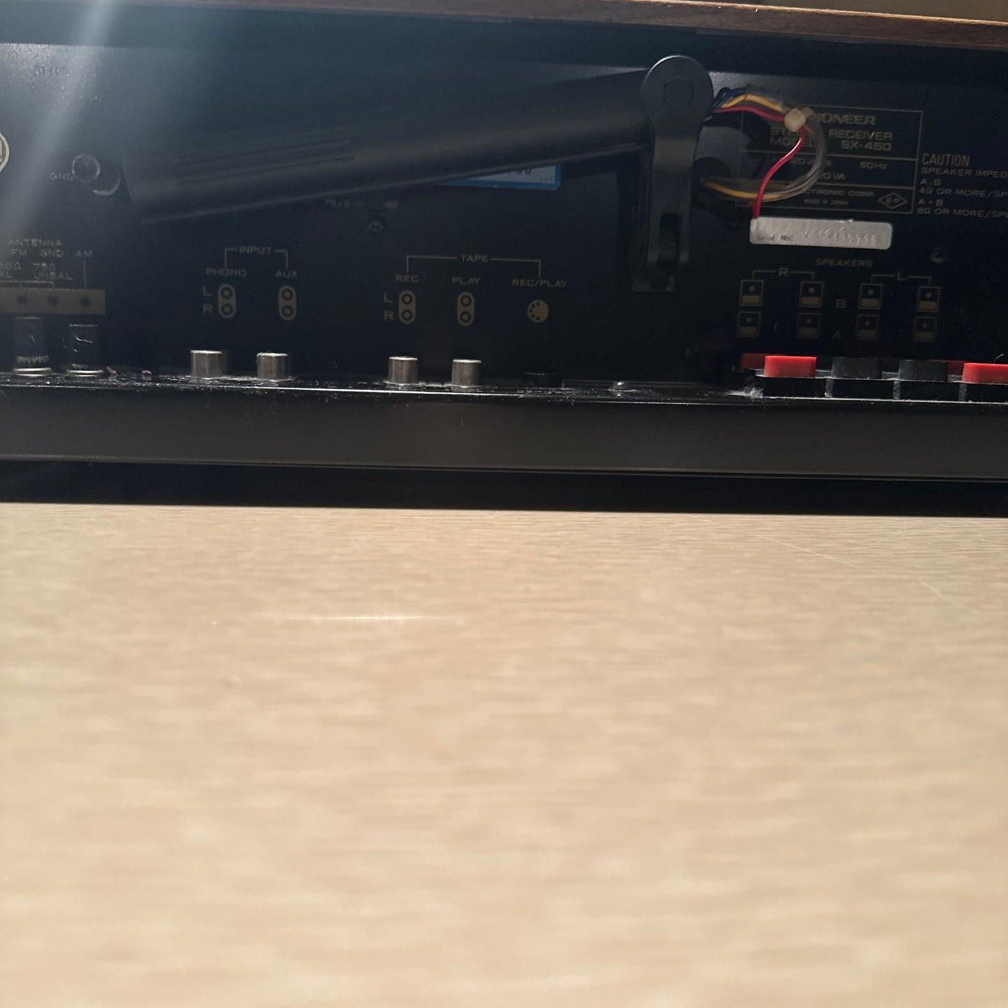 VINTAGE PIONEER SX-450 AM/FM STEREO RECEIVER  - TESTED AND WORKS GREAT CLEANED