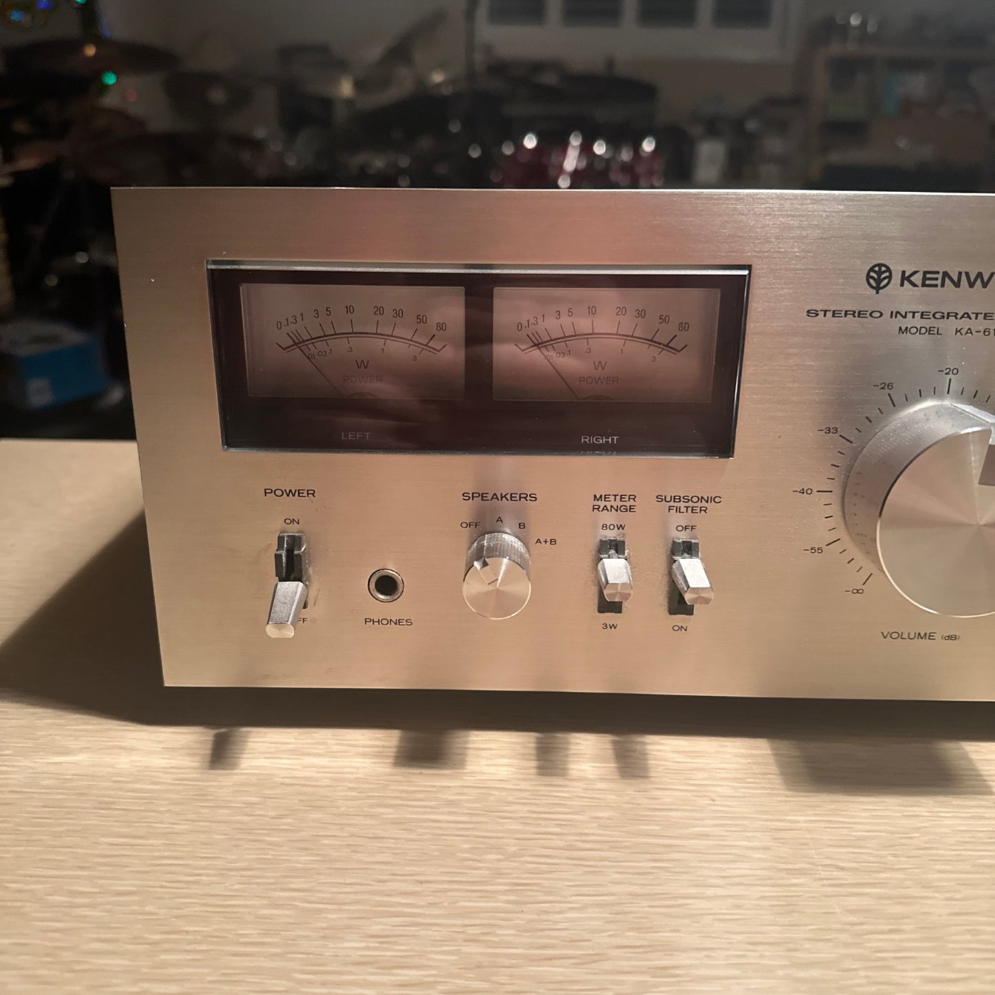 Vintage High Fidelity Audiophile Kenwood KA-6100 Integrated Amplifier CLEANED