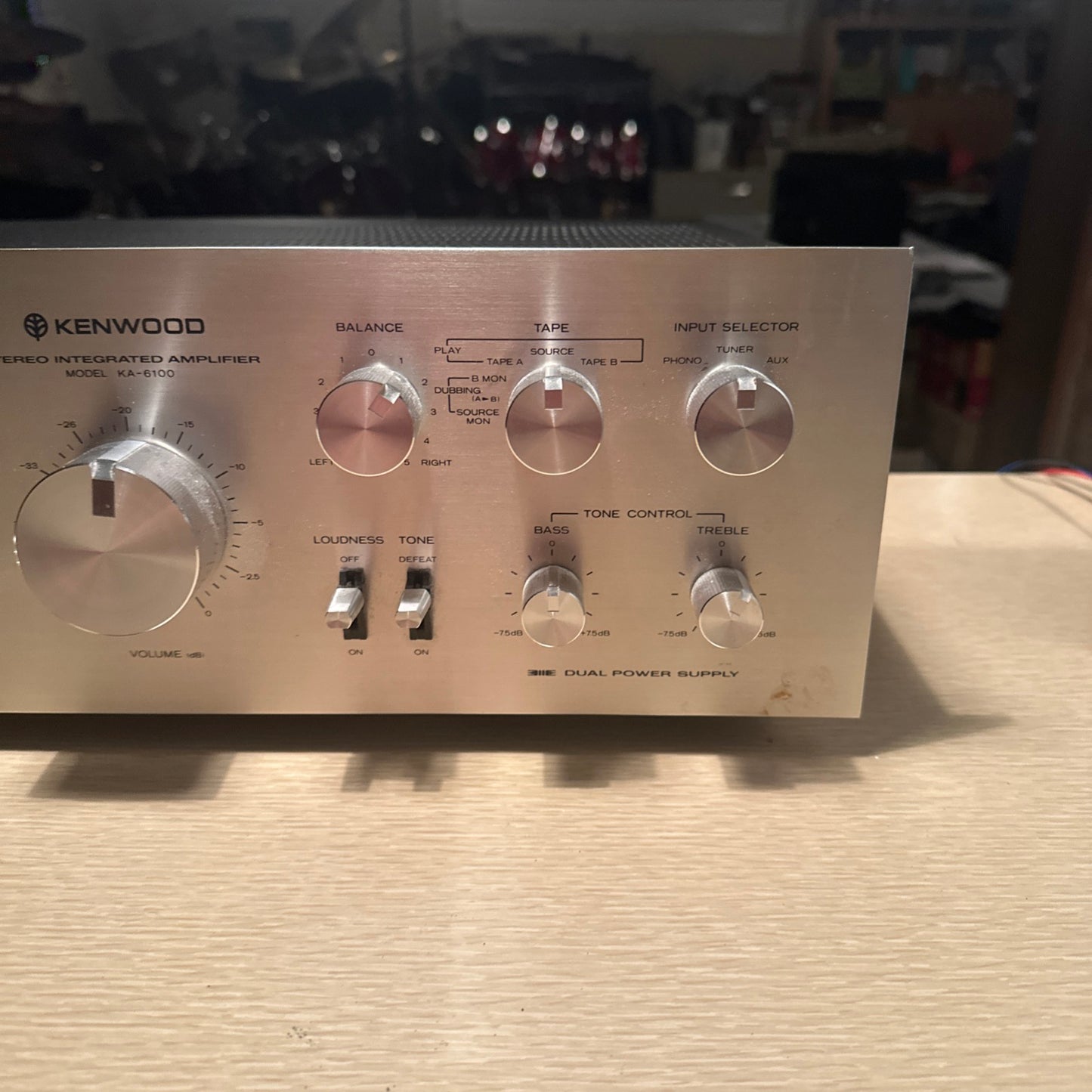 Vintage High Fidelity Audiophile Kenwood KA-6100 Integrated Amplifier CLEANED