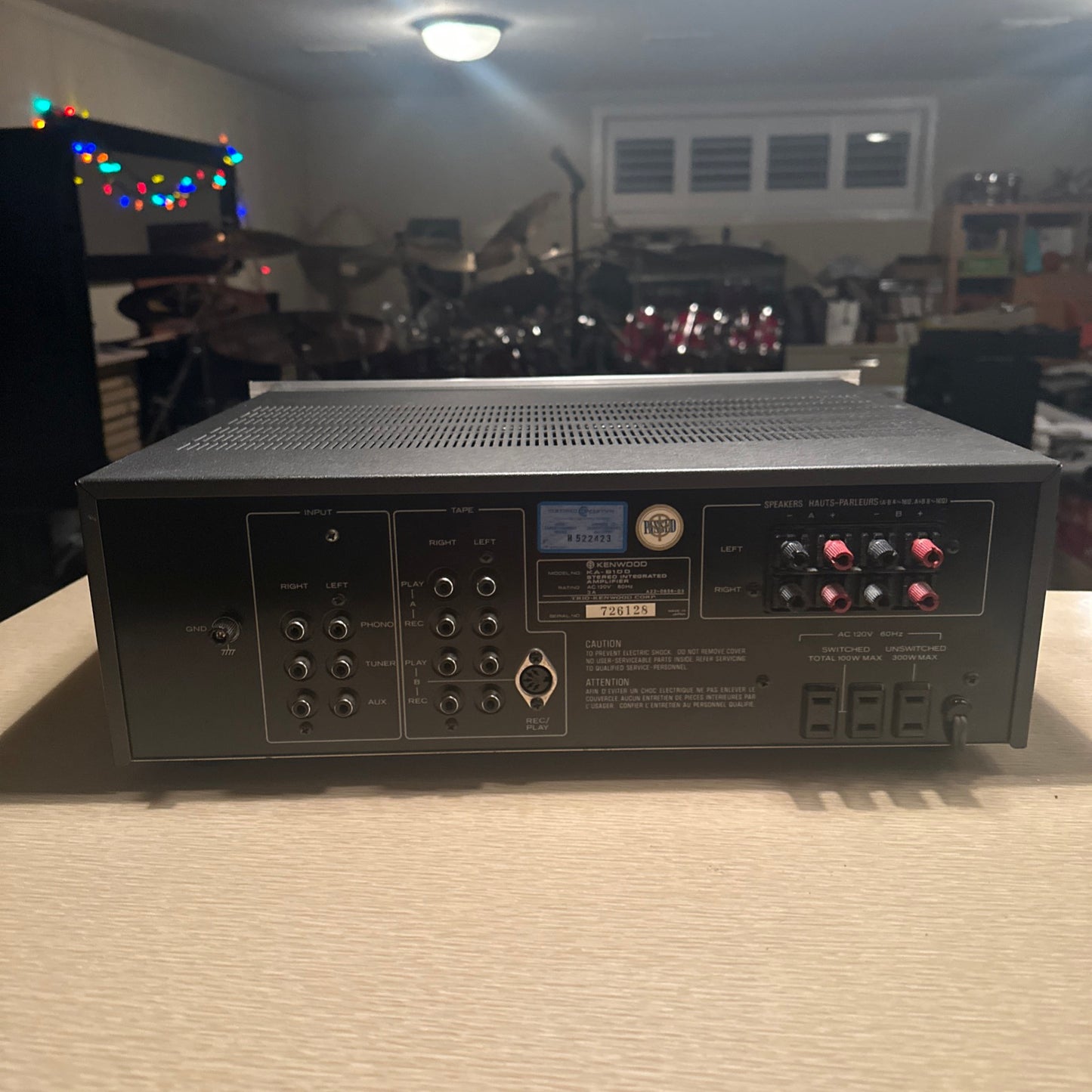 Vintage High Fidelity Audiophile Kenwood KA-6100 Integrated Amplifier CLEANED