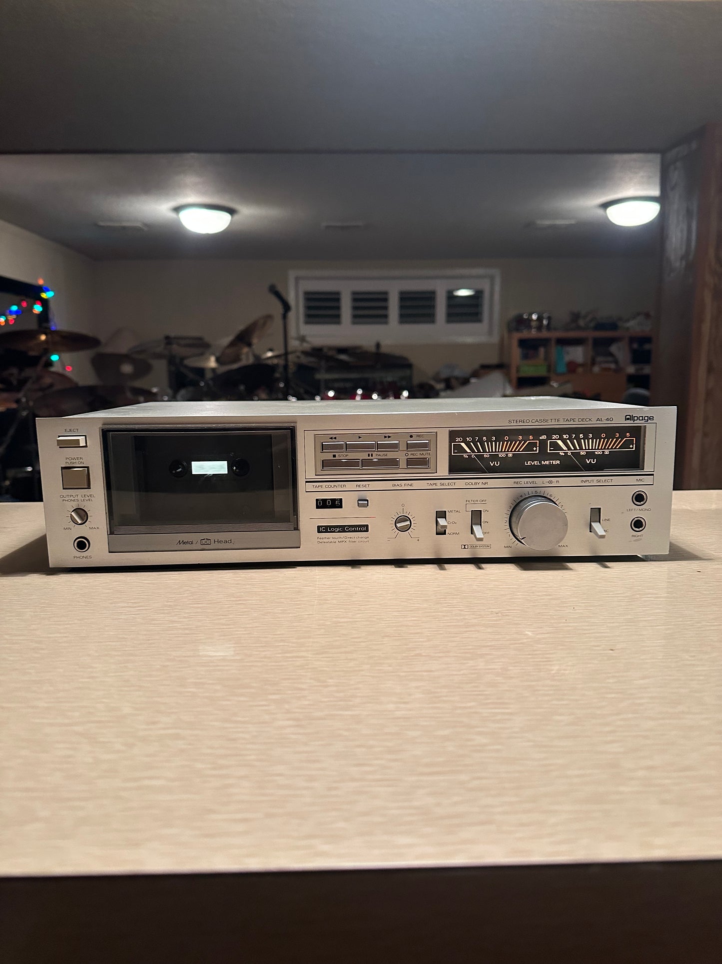Alpine AL-40 3 Head Cassette Deck *Serviced* Luxman Deep Clean Prior To Ship✅