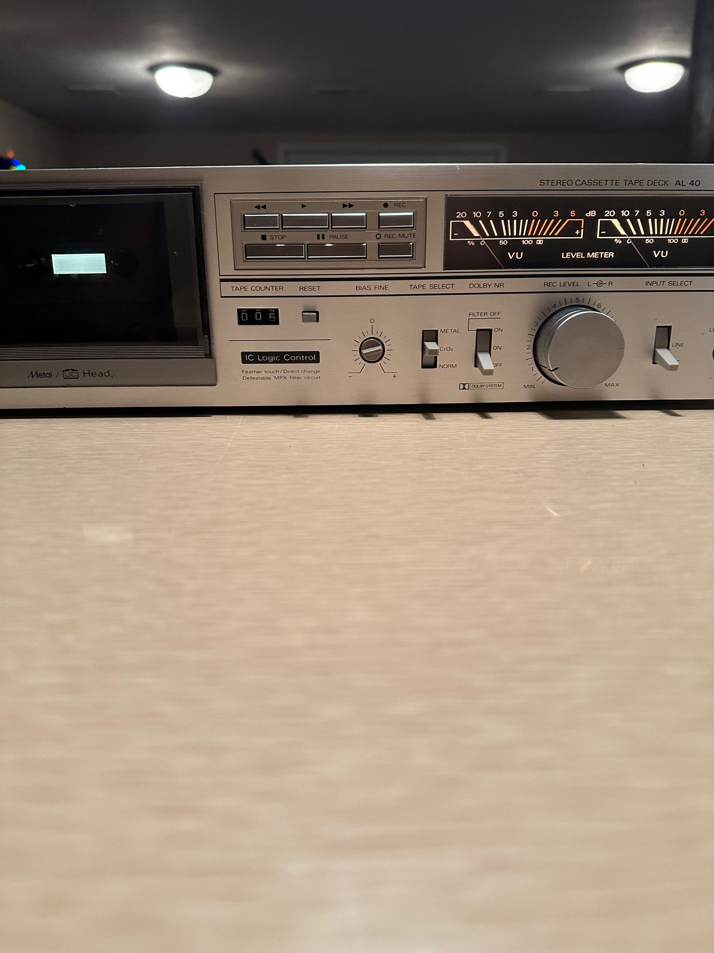 Alpine AL-40 3 Head Cassette Deck *Serviced* Luxman Deep Clean Prior To Ship✅
