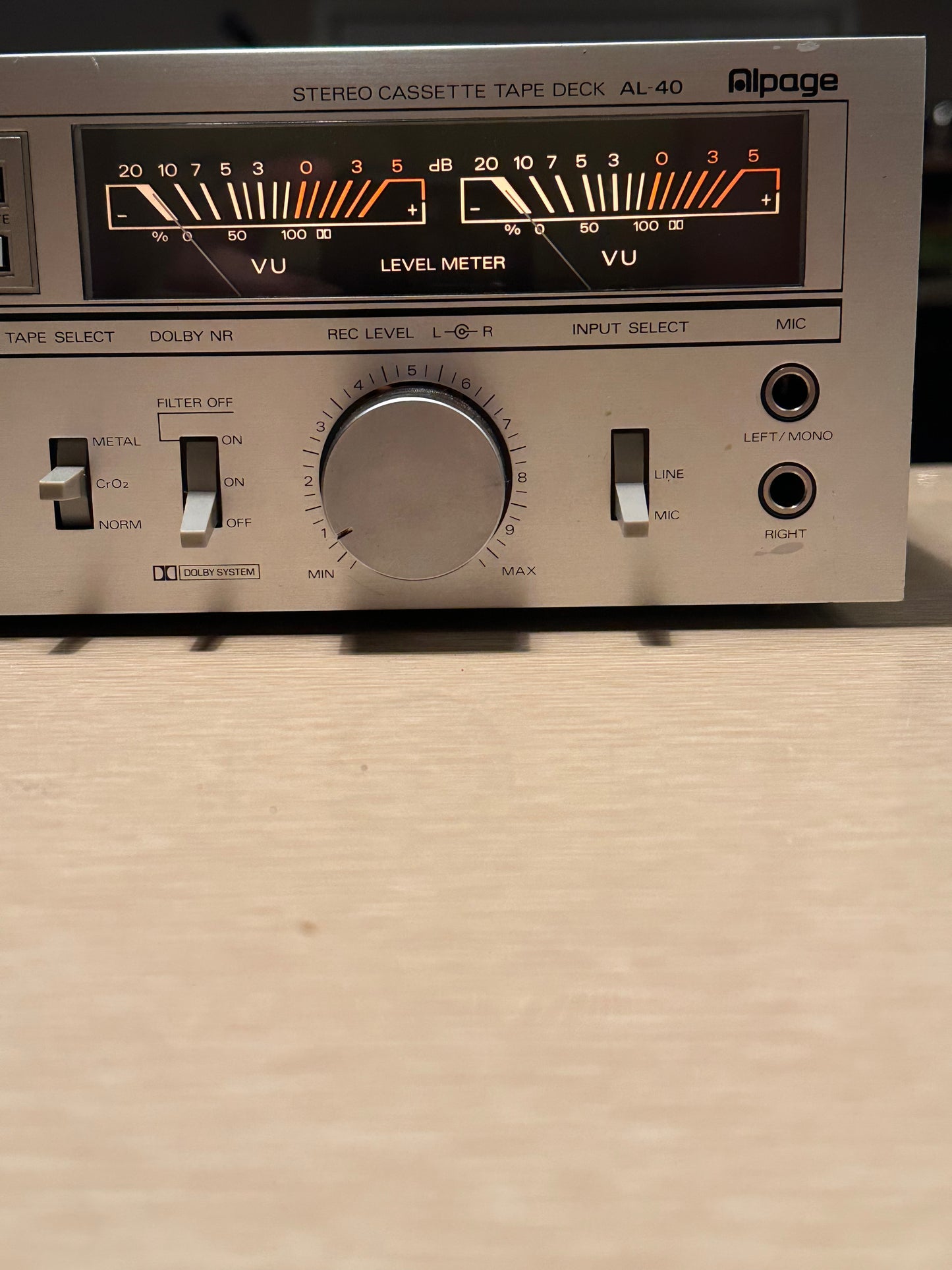 Alpine AL-40 3 Head Cassette Deck *Serviced* Luxman Deep Clean Prior To Ship✅