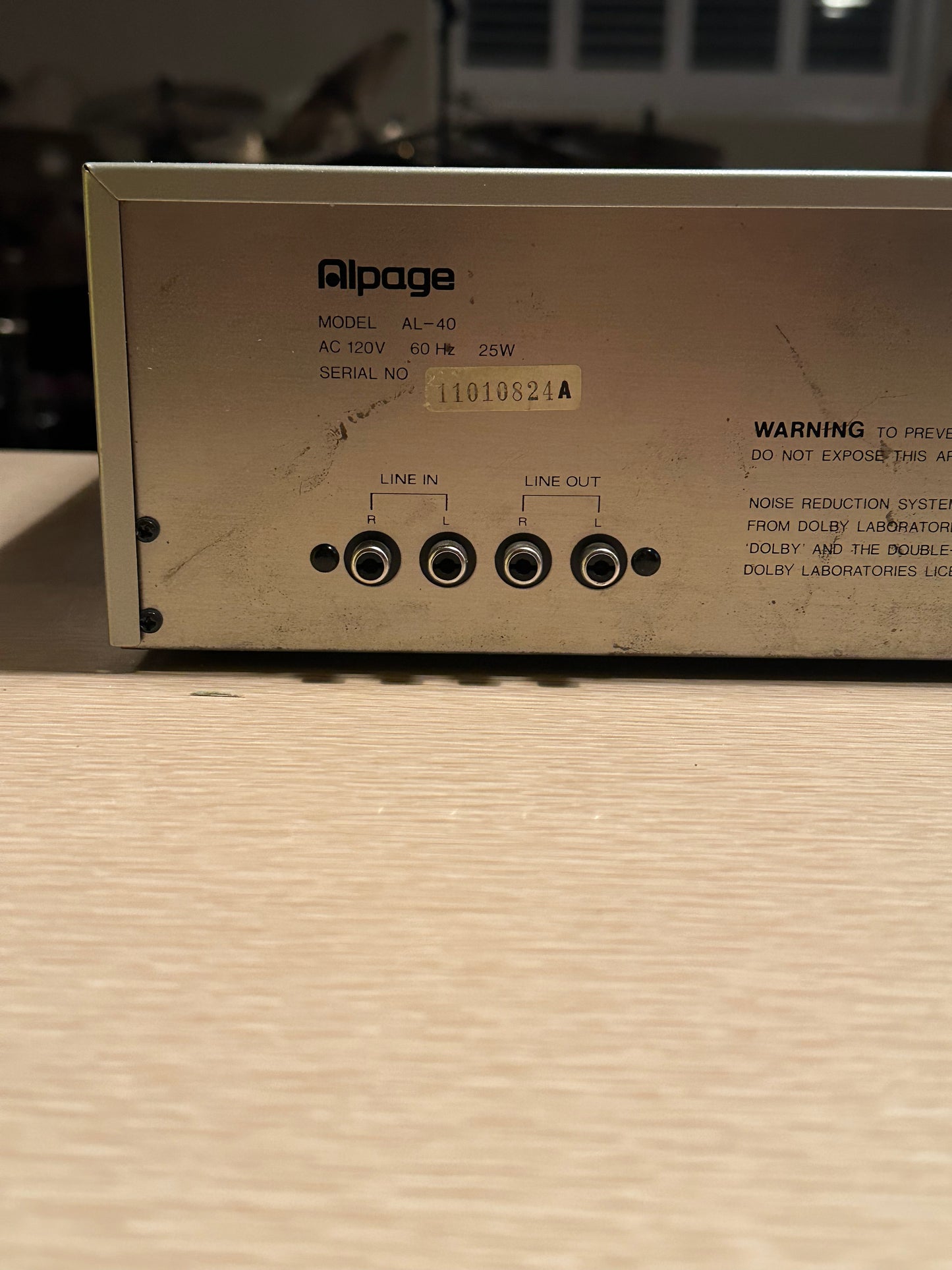 Alpine AL-40 3 Head Cassette Deck *Serviced* Luxman Deep Clean Prior To Ship✅