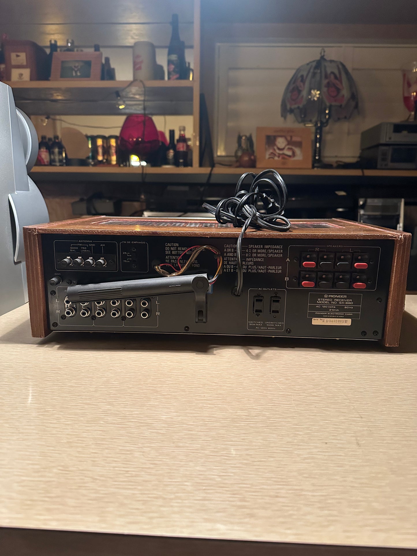 PIONEER SX-680 VINTAGE AM/FM STEREO RECEIVER - SERVICED - CLEANED - TESTED