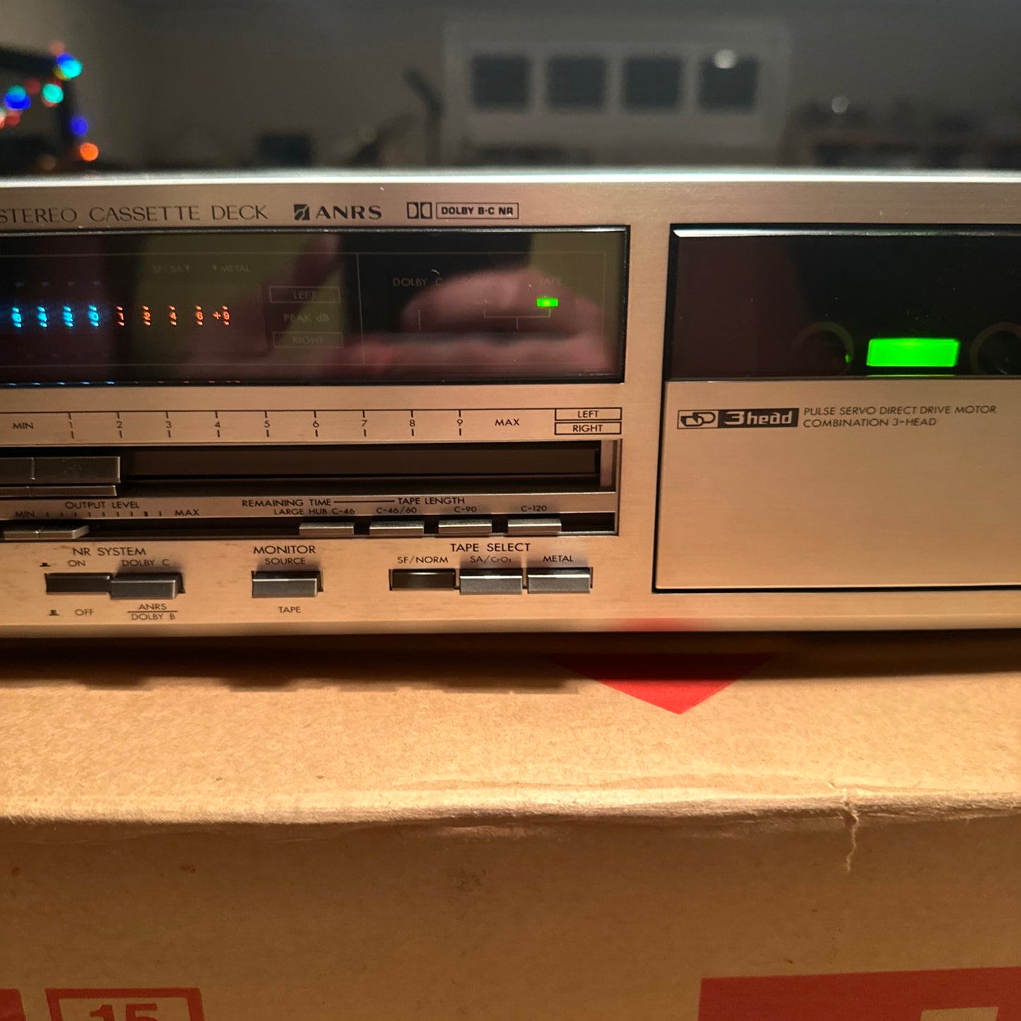 JVC DD-77 STEREO CASSETTE DECK X-CUT SA 3-HEAD DIRECT DRIVE NEAR MINT W/ BOX