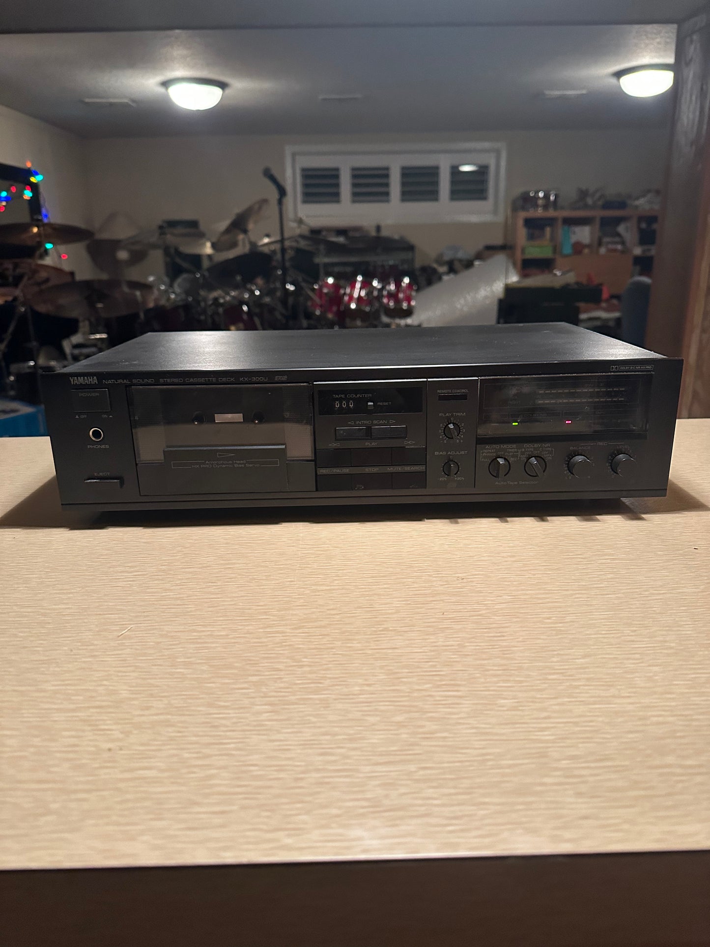 Yamaha Natural Sound Stereo Tape Cassette Deck KX-300U - Black - *SERVICED*🔥