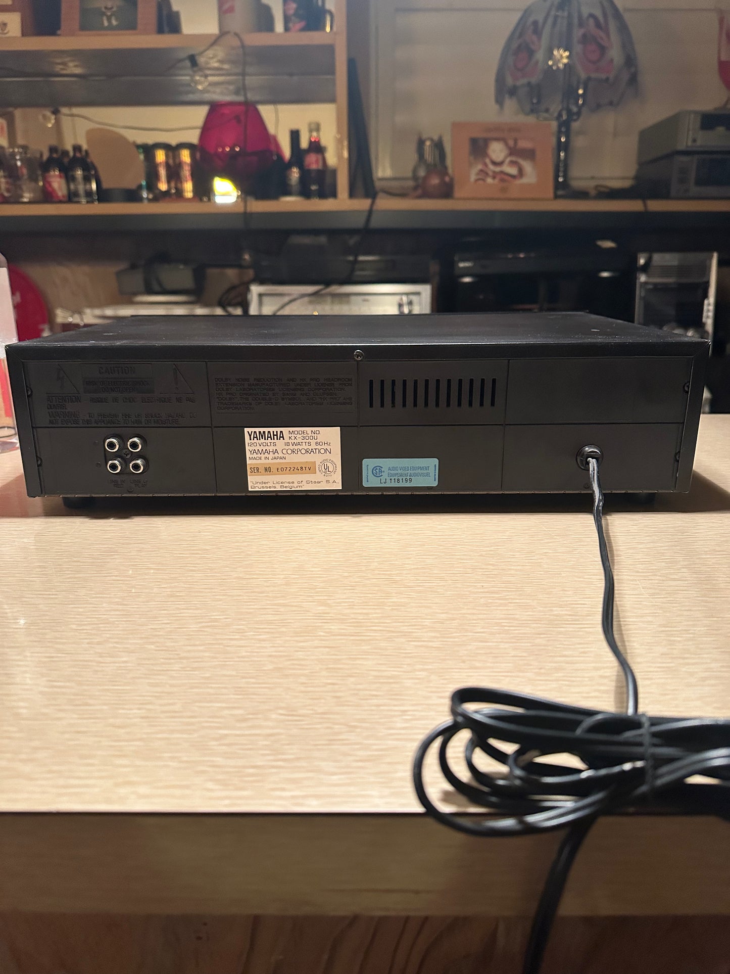 Yamaha Natural Sound Stereo Tape Cassette Deck KX-300U - Black - *SERVICED*🔥