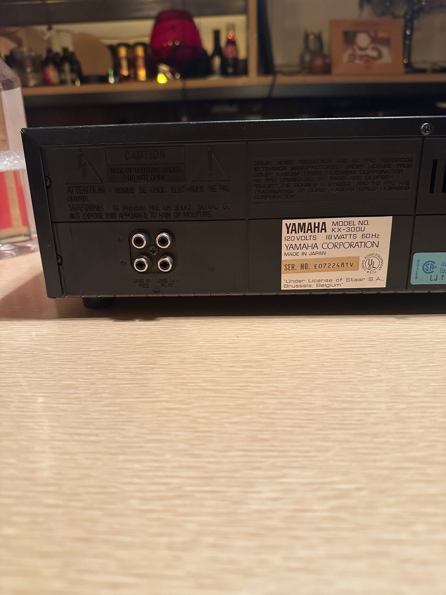 Yamaha Natural Sound Stereo Tape Cassette Deck KX-300U - Black - *SERVICED*🔥