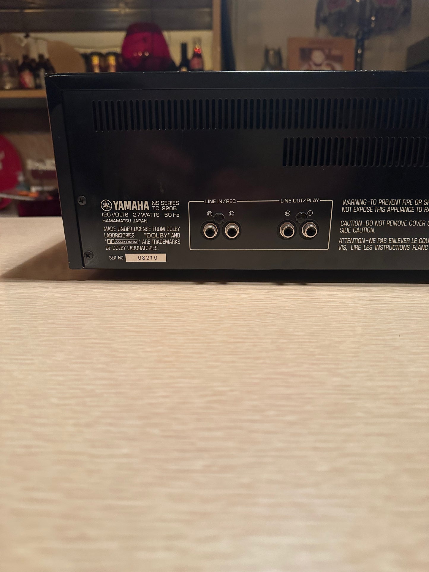 VINTAGE High End YAMAHA TC-920 B Natural Sound Stereo Cassette Deck *Serviced*