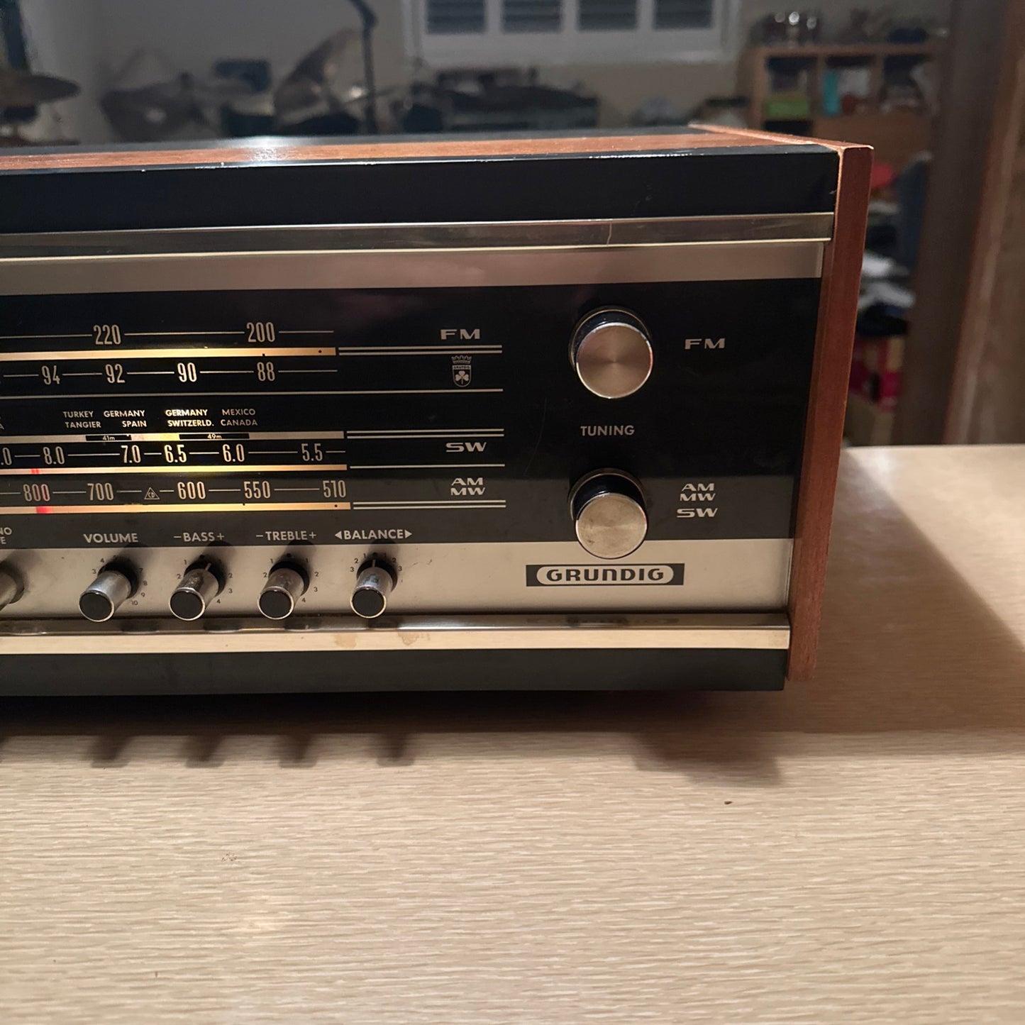 Grundig Am/Fm Short Wave Radio Stereo receiver RTV 320U Cleaned Very Rare 🔥