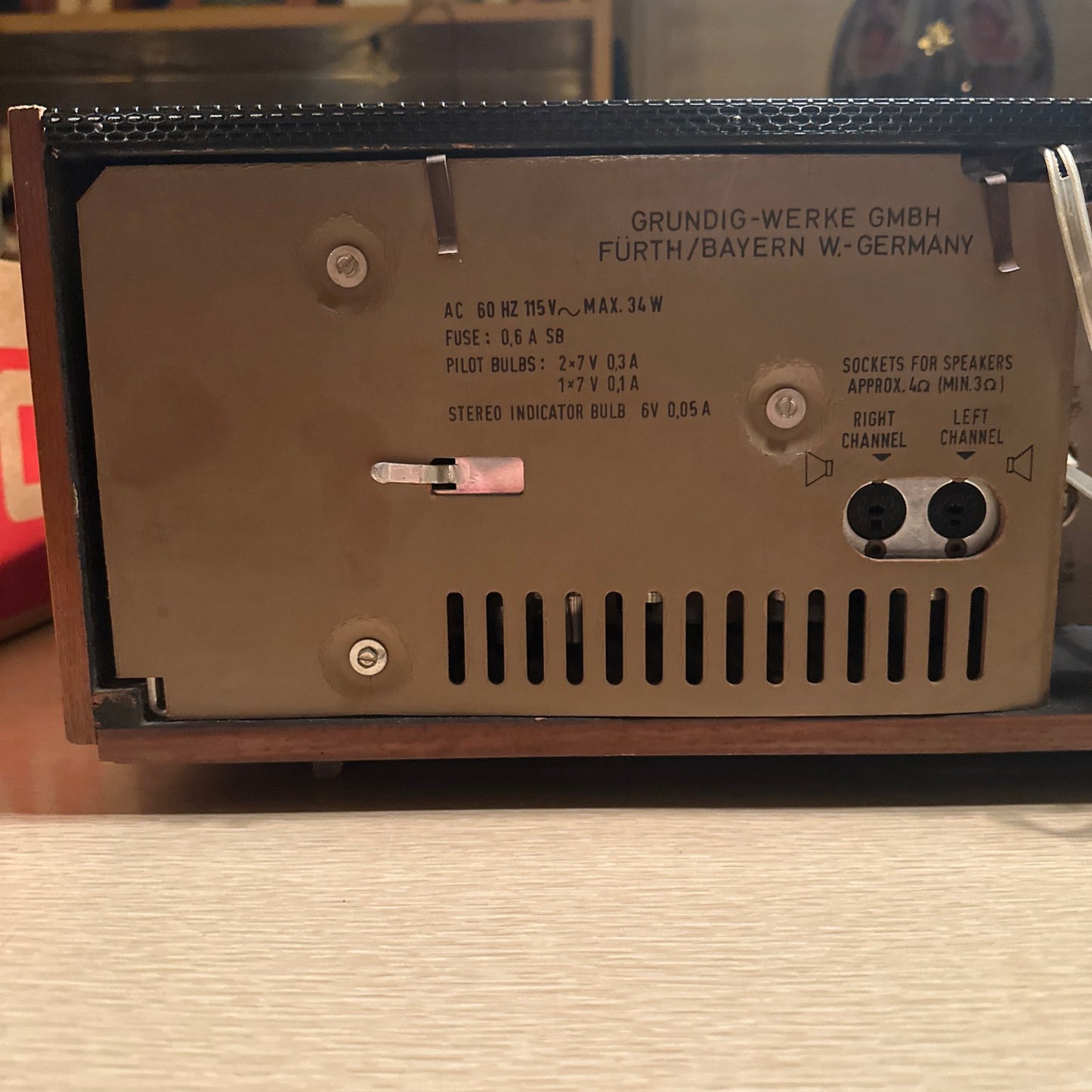 Grundig Am/Fm Short Wave Radio Stereo receiver RTV 320U Cleaned Very Rare 🔥